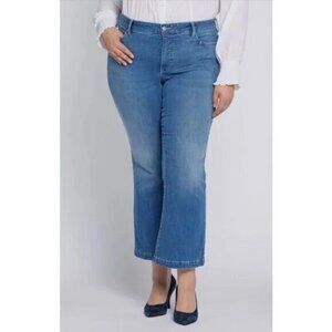 NYDJ Julia Relaxed Crop Flare Jeans NWT